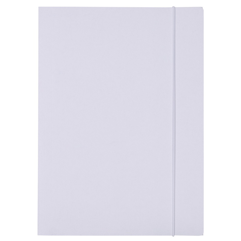 Teczka z gumką OFFICE PRODUCTS Budget, karton, A4, 250gsm, 3-skrz., biała | espryciarze.pl |Zgarnij ofertę!