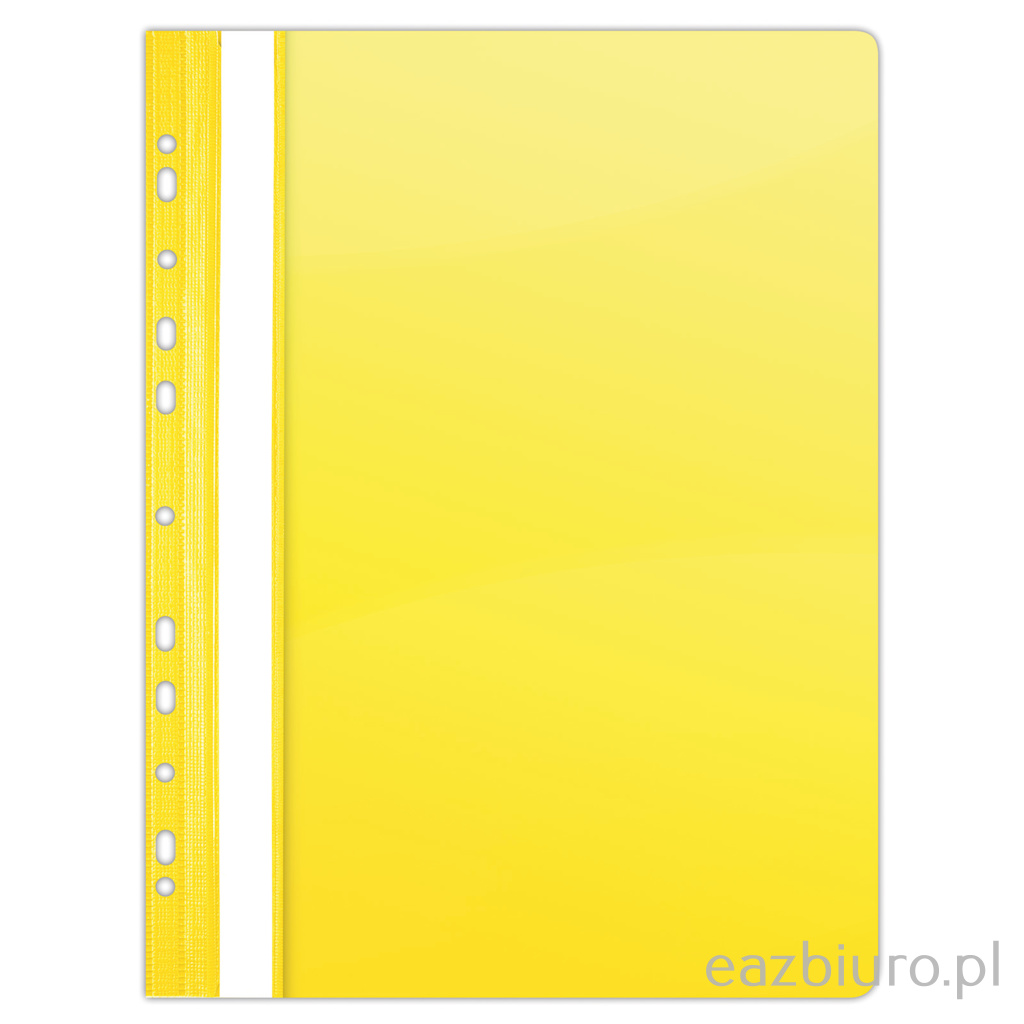 Skoroszyt Donau, pvc, A4, twardy, 150 160mikr., wpinany, żółty | espryciarze.pl |Zamów online!