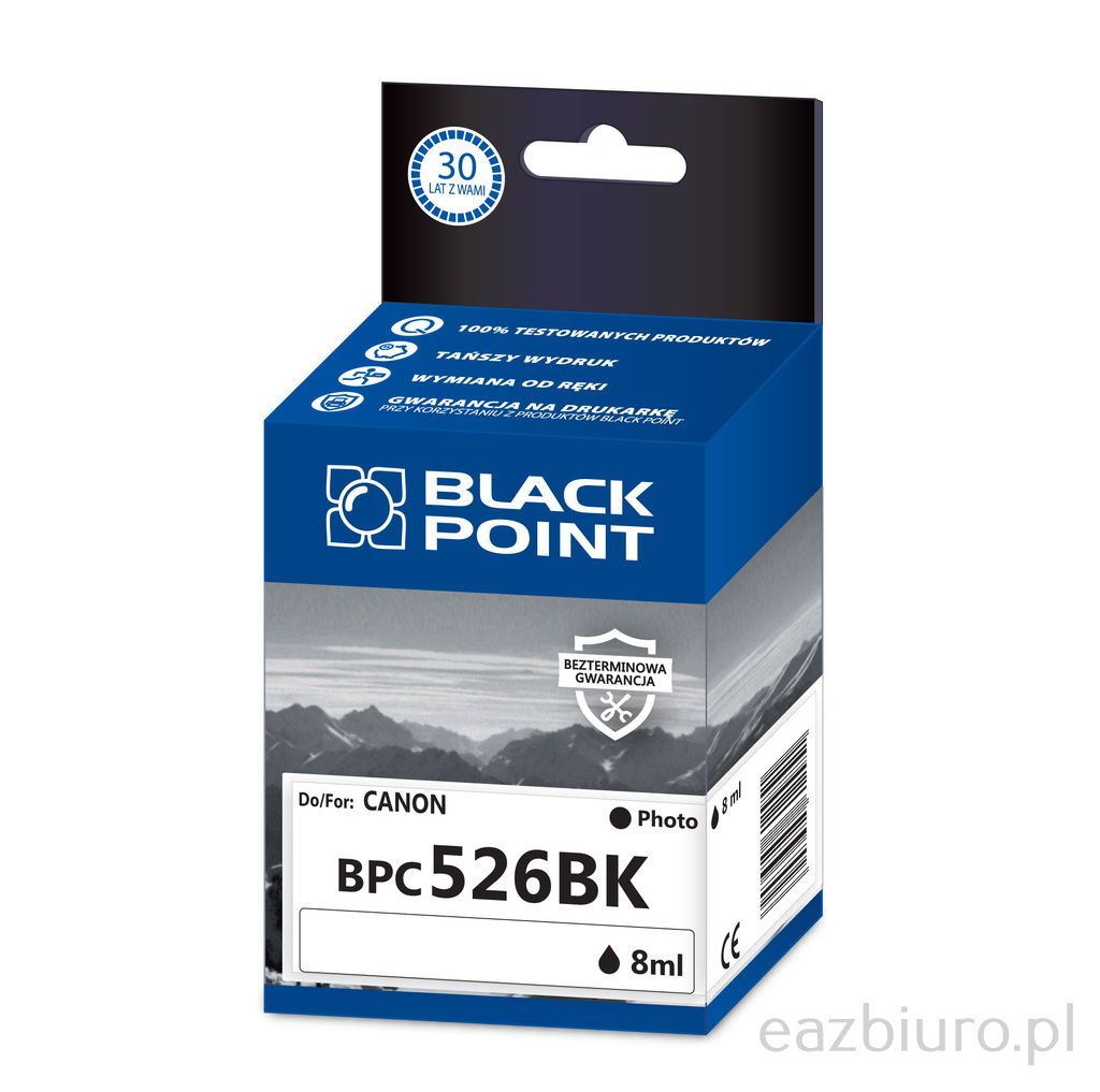 Cartrige tusz Black Point Canon cli-526bk - Black Point C526bk | espryciarze.pl |Kup taniej!
