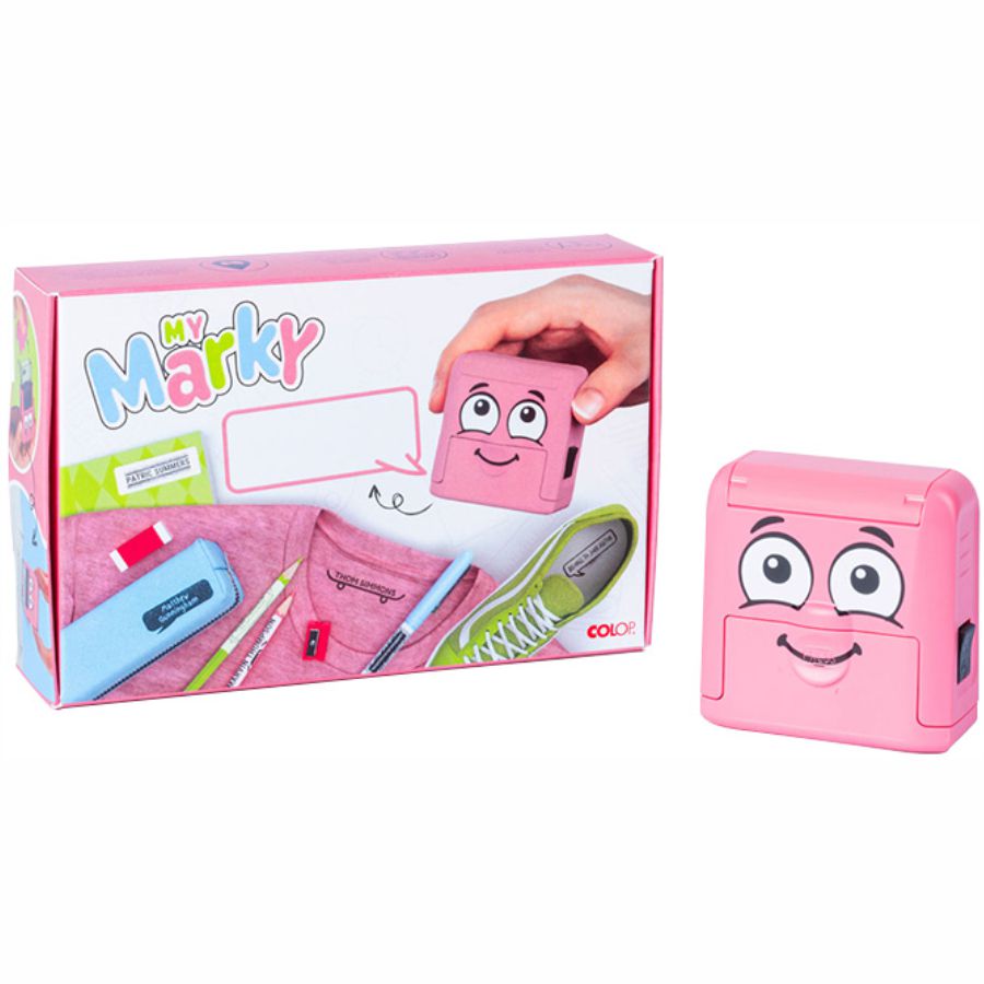 Pieczątka do odzieży Colop My Marky różowa zestaw | espryciarze.pl |Kup taniej!