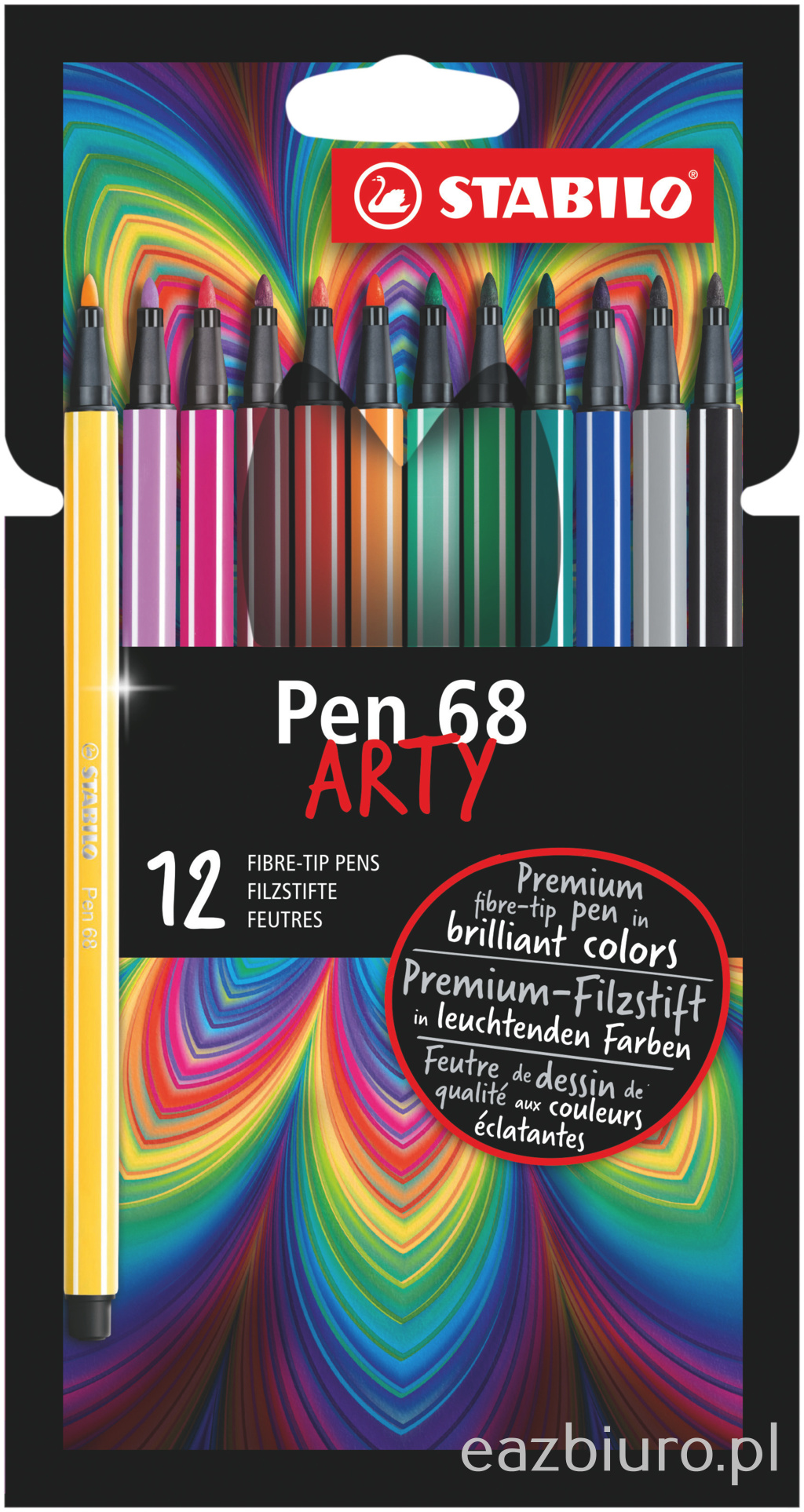 Flamastry Stabilo pen 68 etui zestaw 12 sztuk arty nowość | espryciarze.pl |Zgarnij ofertę!