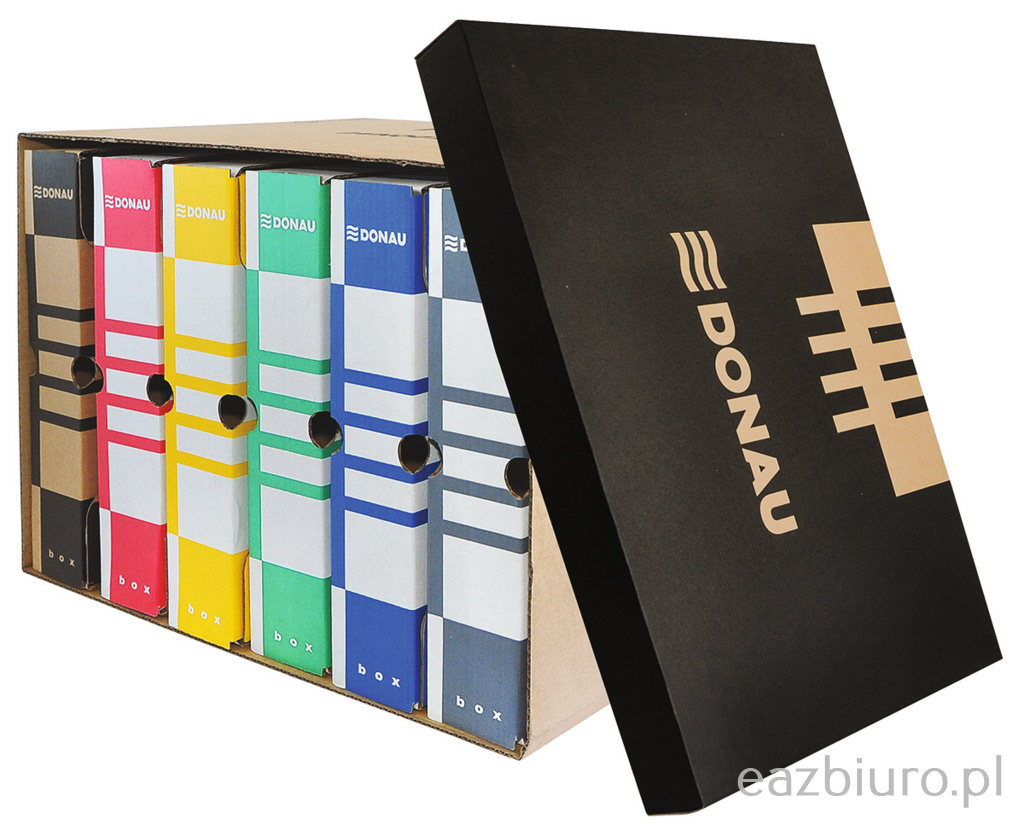 Pojemnik do archiwizacji zbiorczy Donau brązowy | espryciarze.pl |Zamów online!