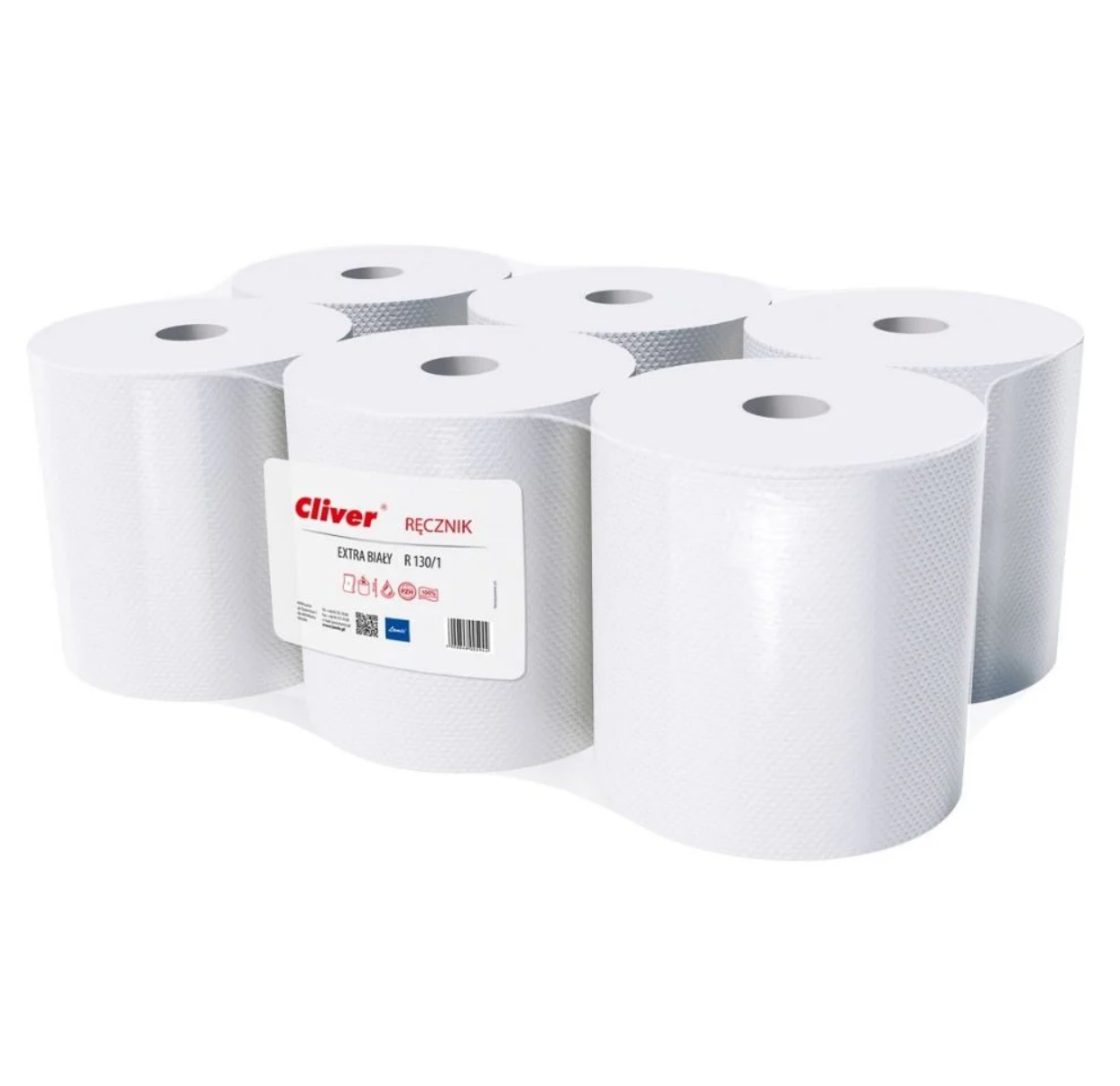 Ręcznik w roli Cliver 1 warstwowy zestaw 6 sztuk | espryciarze.pl |Zgarnij ofertę!