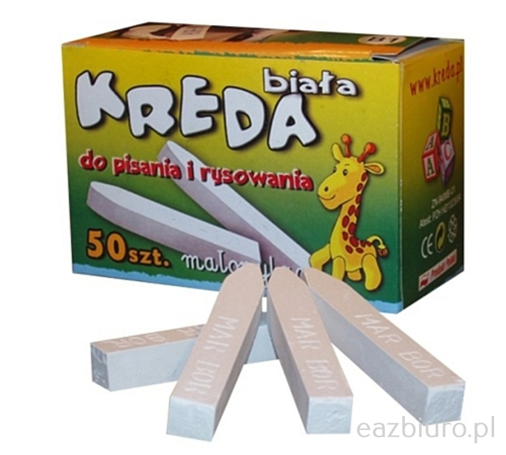 Kreda szkolna biała mar bor 50 lasek | espryciarze.pl |Kliknij i kup!