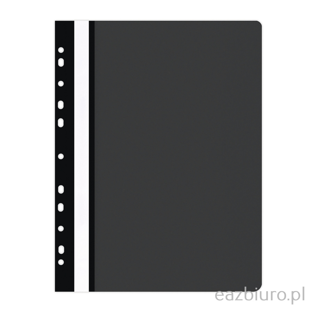 Skoroszyt Office Products, pp, A4, miękki, 100 170mikr., wpinany, czarny | espryciarze.pl |Zamów online!