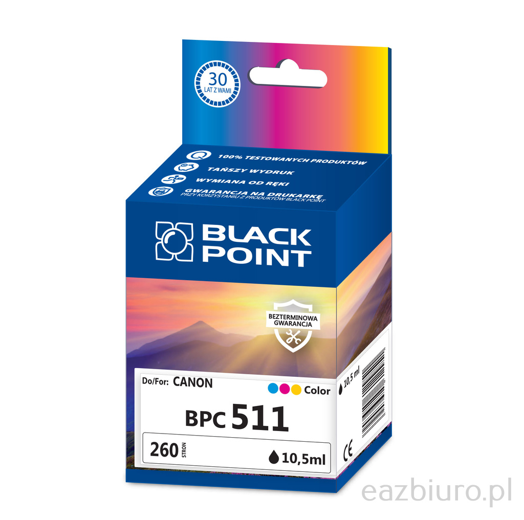 Cartrige -Canon cl-511 kolor blackpoint | espryciarze.pl | Poznaj hit sprzedaży