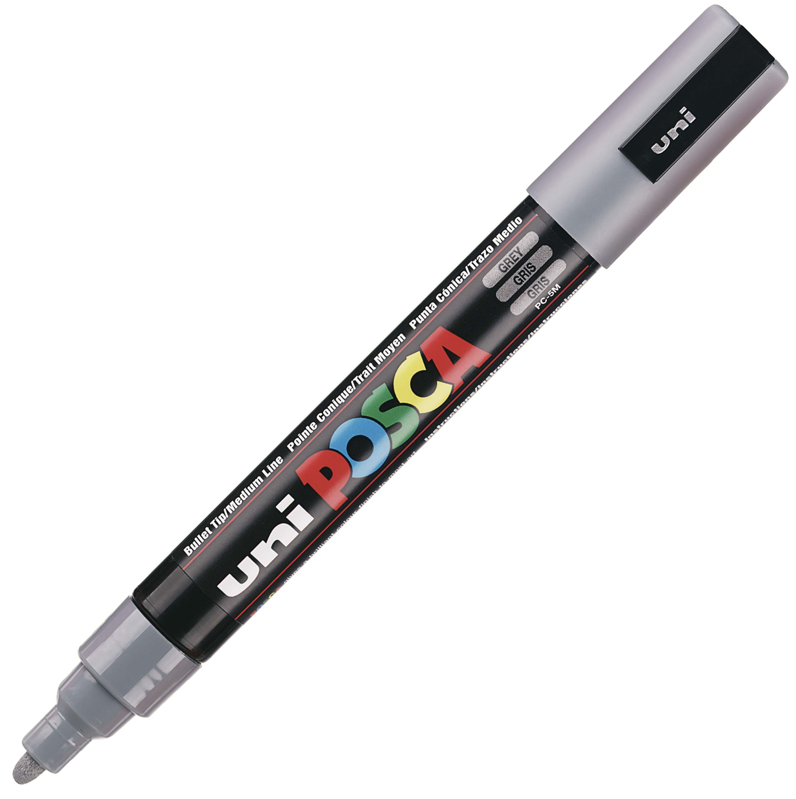 Pc-5 m szary marker posca uni do biura | espryciarze.pl |Kup od ręki!