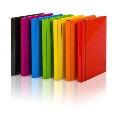 Teczka skrzydłowa z gumką 3,5 cm Barbara czerwona | espryciarze.pl |Zgarnij ofertę!