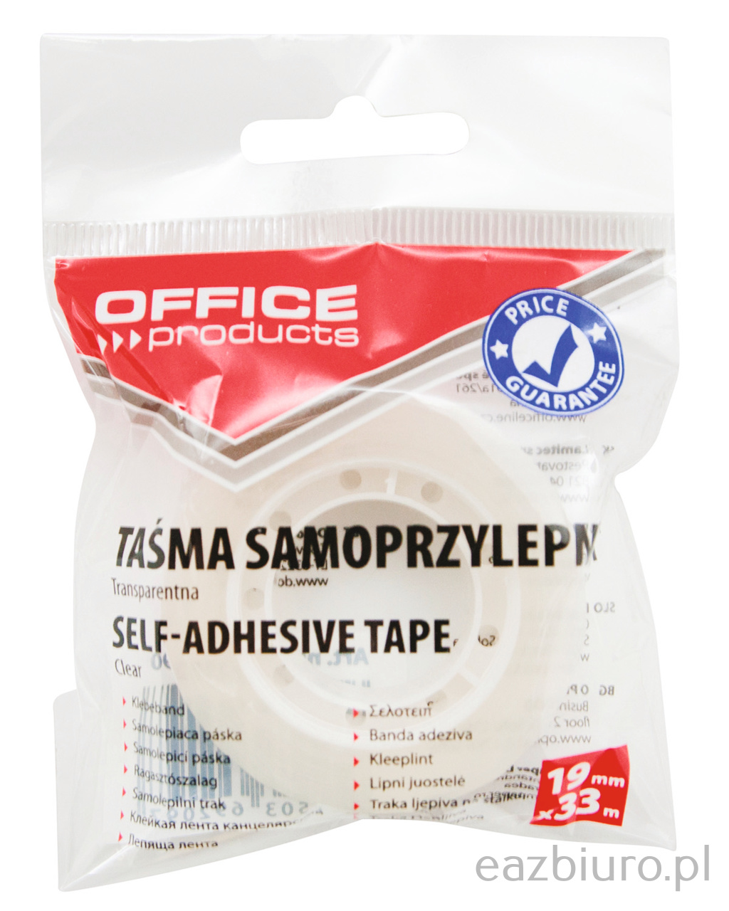 Ż-Taśma biurowa Office Products, 19mm, 33m, zawies | espryciarze.pl | Wybierz sprawdzony produkt