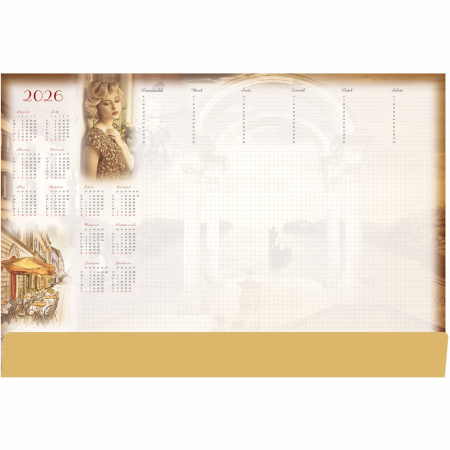 Podkładka biuwar kalendarz z planerem B3 t-2-b3-2 -- towar sezonowy dostępny tylko do | espryciarze.pl |Sprawdź ofertę!