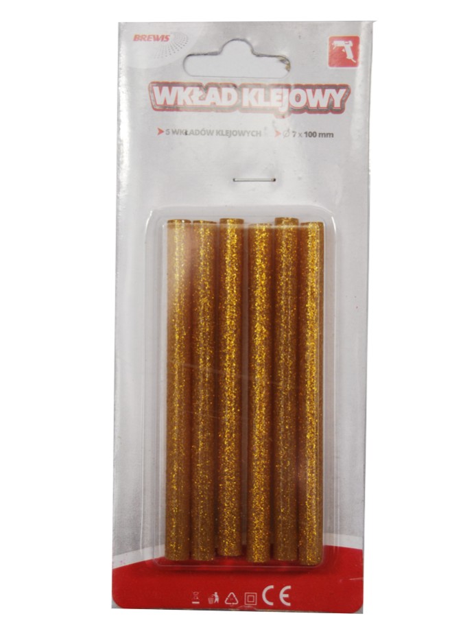 Wkład uzupełniający do pistoletu na gorąco złoty 7 x 100 mm | espryciarze.pl |Zamów online!