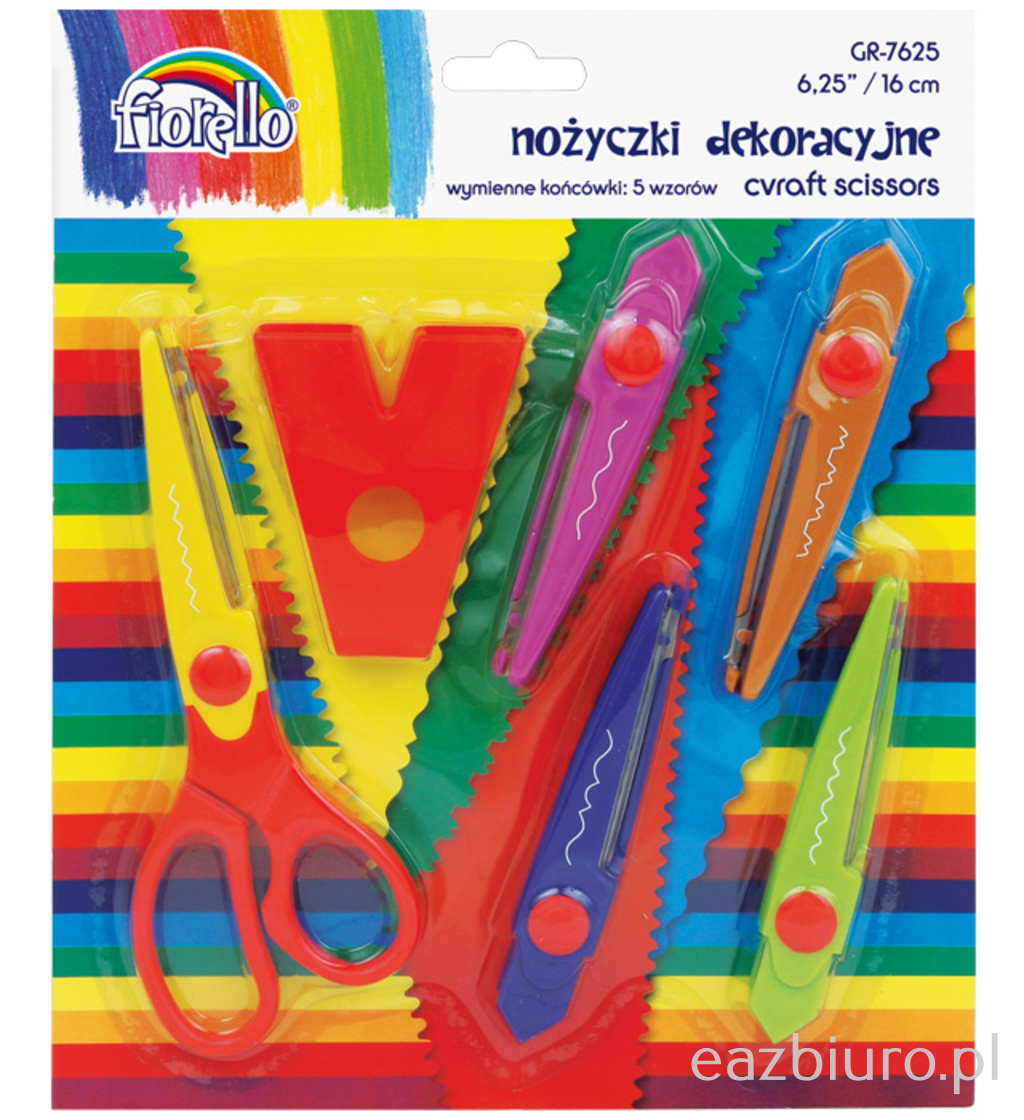 Nożyczki dekoracyjne, 5 końcówek | espryciarze.pl |Sprawdź ofertę!