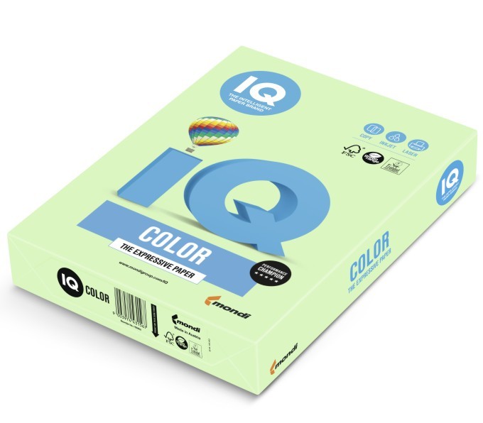 Papier ksero iq color A4 jasnozielony mg28 | espryciarze.pl |Sprawdź ofertę!