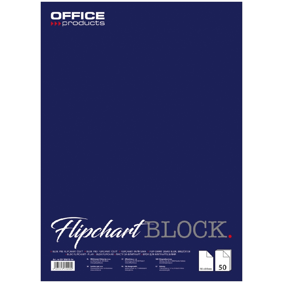 Blok -do flipch.gladki 50k. 58x81 office | espryciarze.pl | Wybierz jakość premium