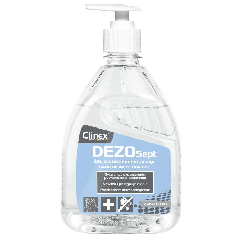 Ż-Clinex dezosept żel do dezynfekcji rąk 500ml | espryciarze.pl | Sięgnij po najlepsze