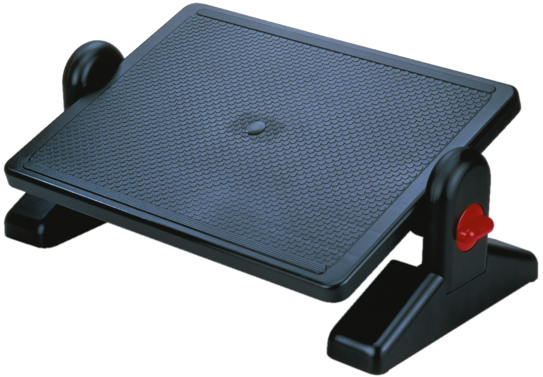 Podnóżek Q-Connect, z regulacją (x2), 450 x 310 mm, czarny | espryciarze.pl |Zamów dziś!