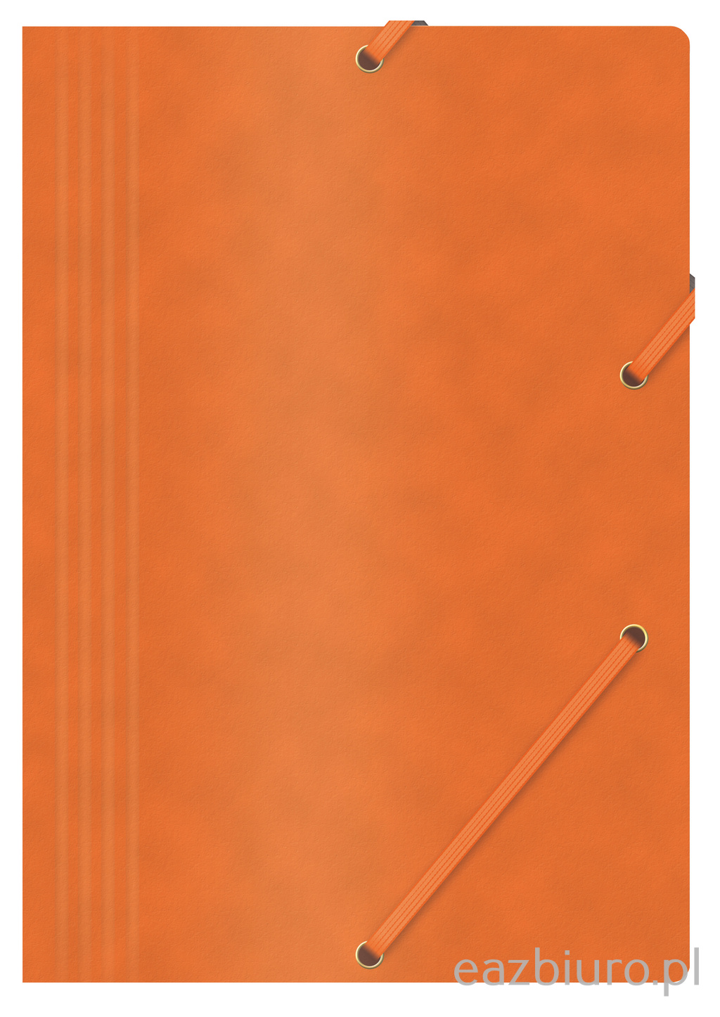 Teczka z gumką Office Products, preszpan, A4, 390gsm, 3-skrzydłowa, pomarańczowa | espryciarze.pl |Kup teraz!