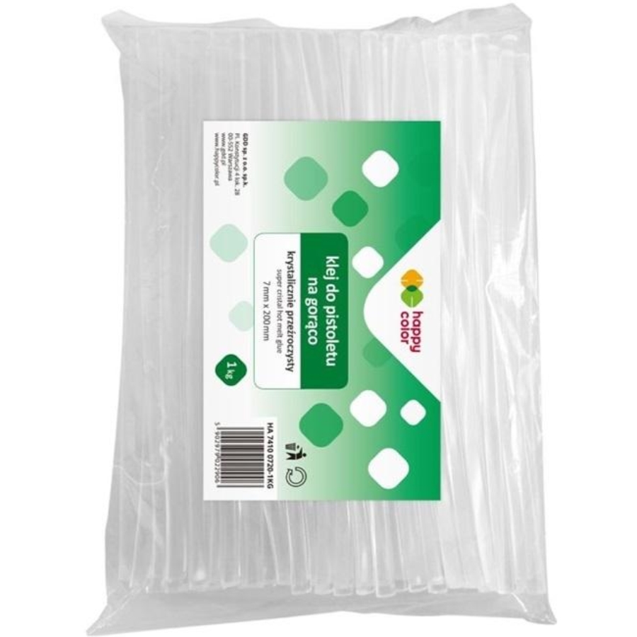 Klej do pistoletu na gorąco 7 mm x 200 mm 1 kg transparentny | espryciarze.pl |Zgarnij ofertę!