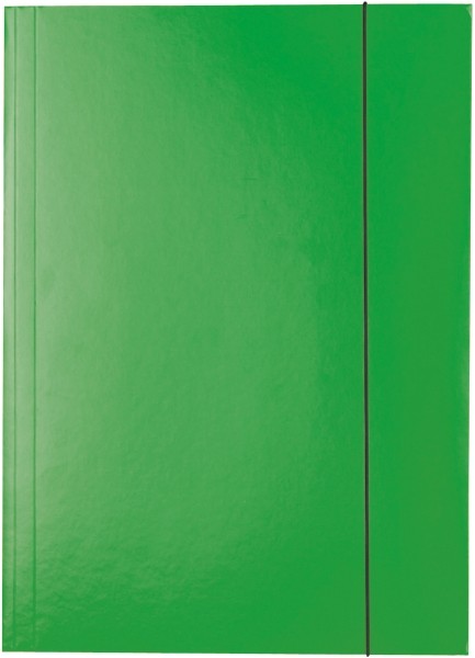 Teczka lakierowana z gumką, A4, zielony | espryciarze.pl |Weź najlepszą cenę!