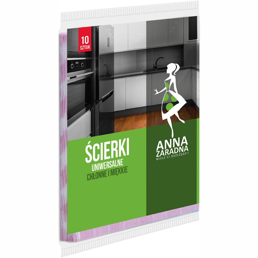 Ścierki uniwersalne Anna Zaradna zestaw 10 sztuk. | espryciarze.pl |Nie zwlekaj!