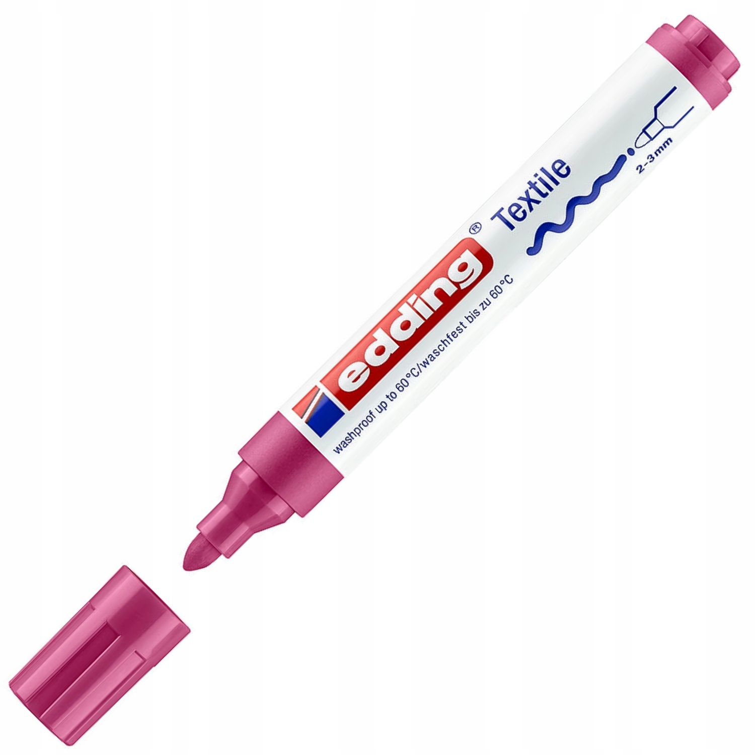 Marker Edding do tkanin karminowy 3 mm okrągły | espryciarze.pl |Zgarnij ofertę!