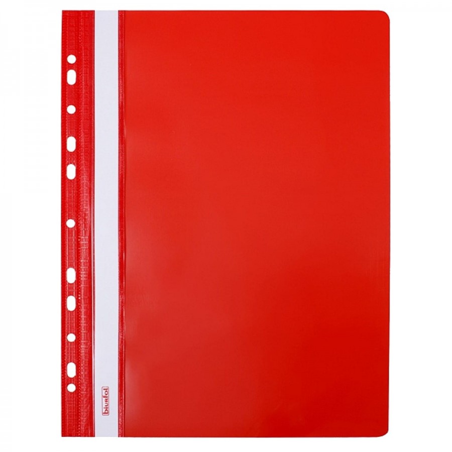 Skoroszyt Plastikowy oczkowy miękki czerwony | espryciarze.pl |Kup teraz!