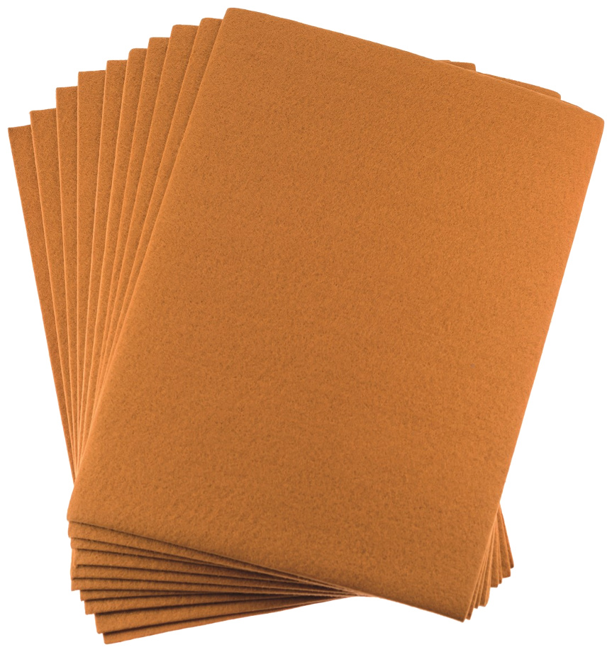 Filc dekoracyjny A4 1 mm brązowy zestaw 10 sztuk | espryciarze.pl |Działaj teraz!