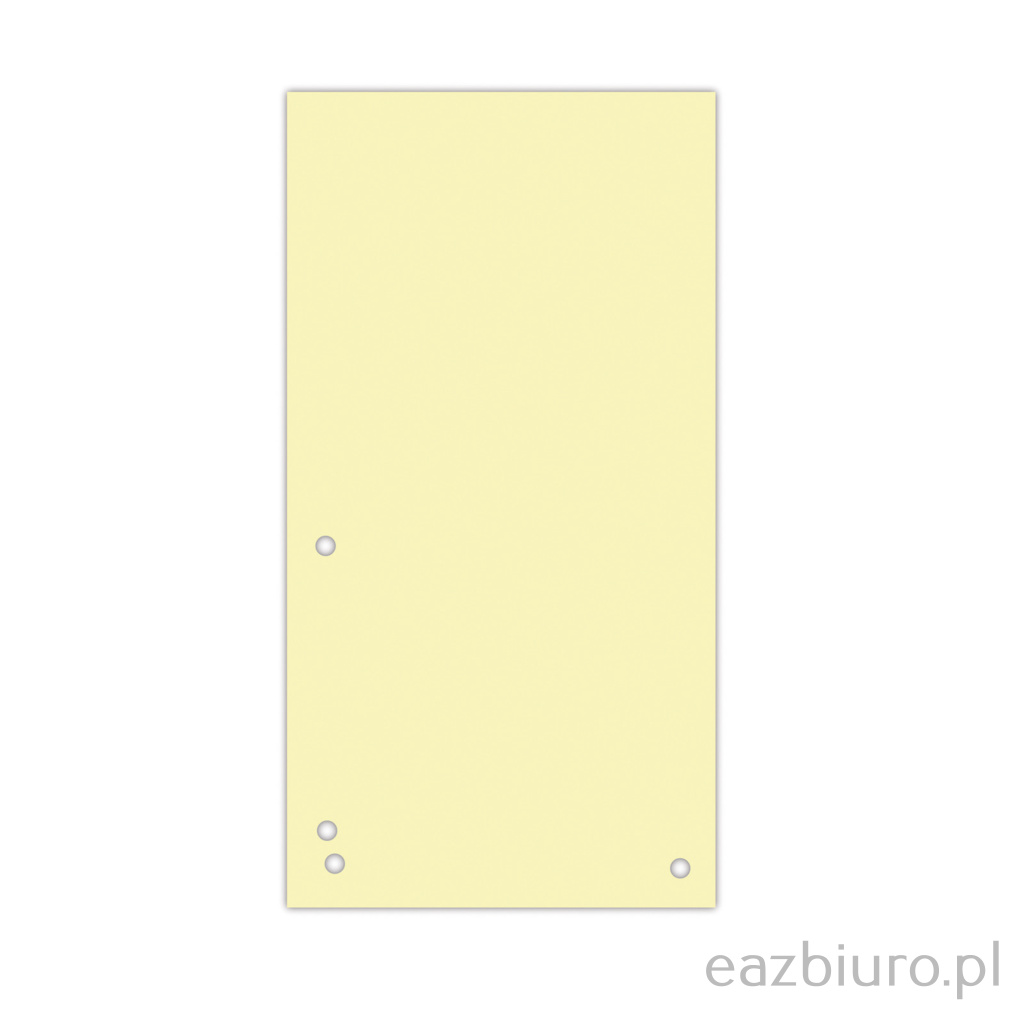 Przekładki do segregatora papierowe 1 3 A4 żółte | espryciarze.pl |Kliknij i kup!