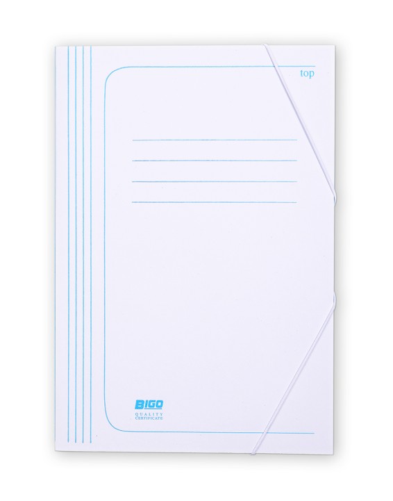 Teczka z gumką biała Bigo do biura | espryciarze.pl |Kup w super cenie!