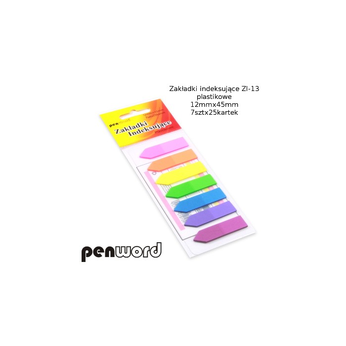 Zakładki indeksujące zi-13 Plastikowe 7 x 25 12mmx45 mm | espryciarze.pl |Skorzystaj teraz!