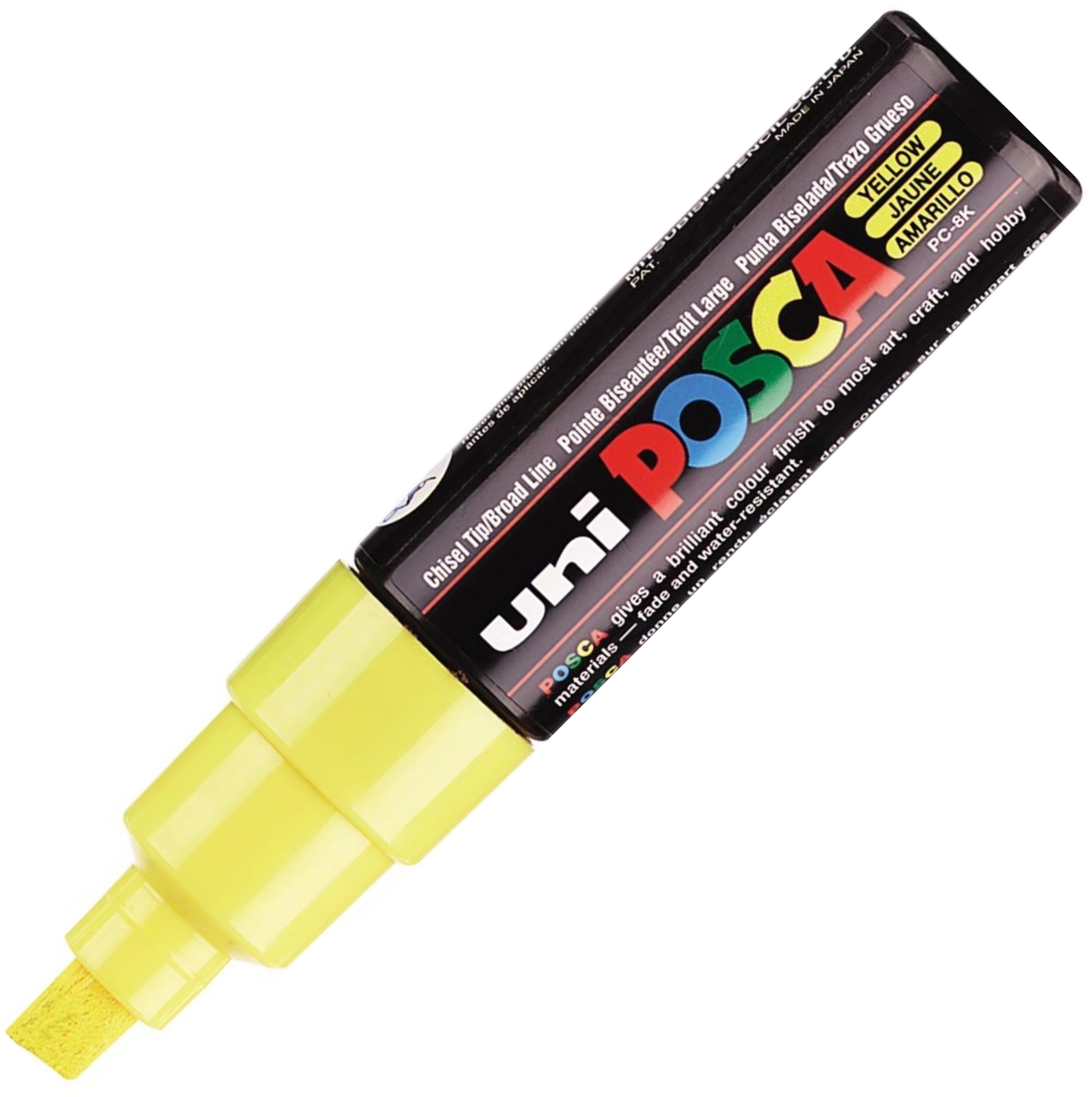 Pc-8k żółty marker posca,uni do biura | espryciarze.pl |Kup od ręki!