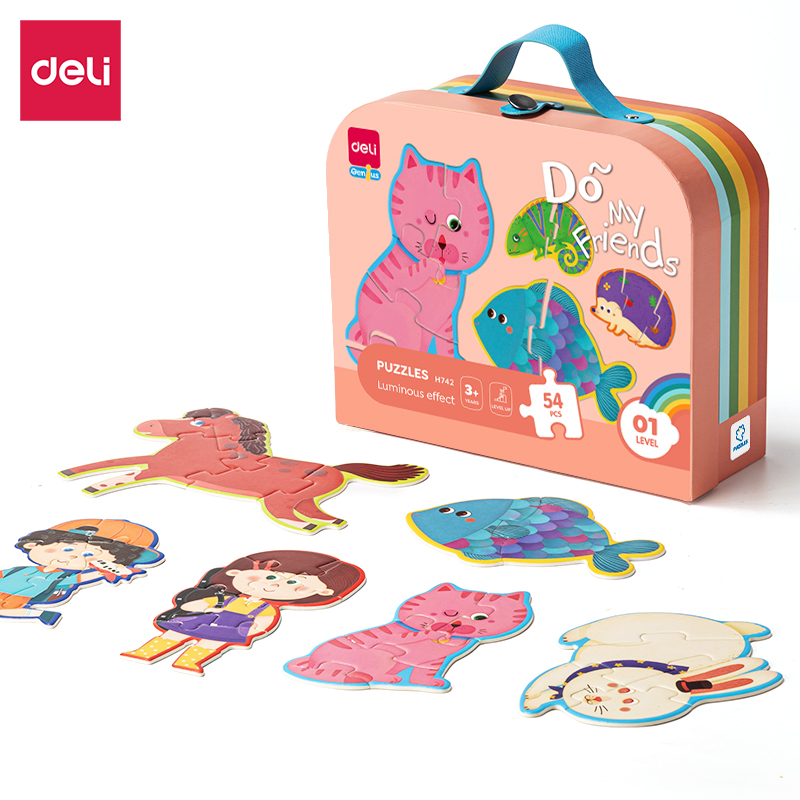 Puzzle Deli EH742 w walizce 54 elementy | espryciarze.pl | Sięgnij po najlepsze