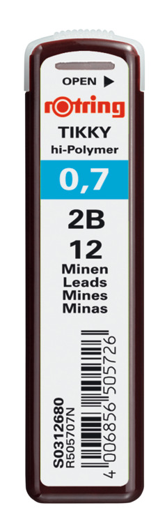 Grafity Rotring Tikky 0,7 2B do biura | espryciarze.pl |Zamów online!