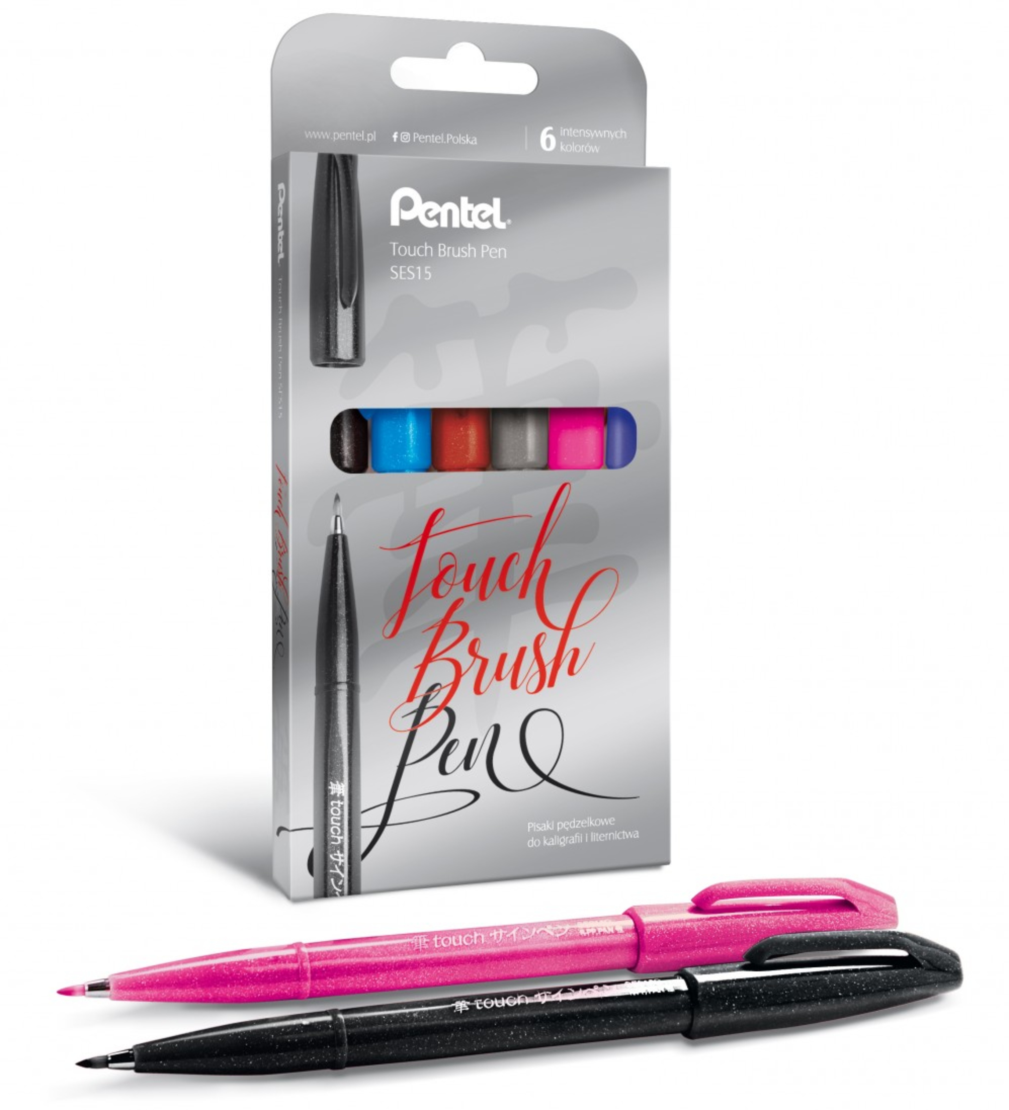 Zestaw pisaków pędzelkowych Pentel ses15c-st6acenpvpl | espryciarze.pl |Sprawdź ofertę!