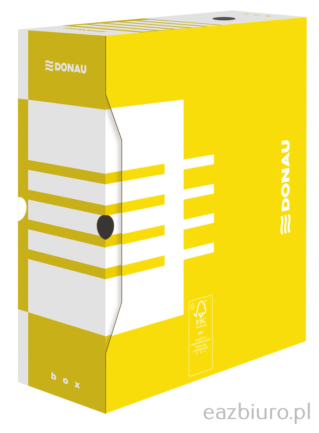 Pojemnik do archwizacji Donau żółty 12 cm | espryciarze.pl |Złap promocję!