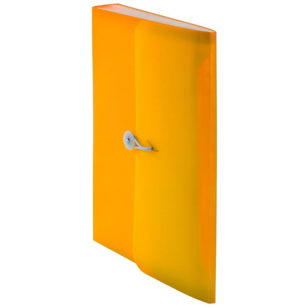 Teczka harmonijkowa z gumką 13 przegródek pomarańczowa | espryciarze.pl |Kup teraz!