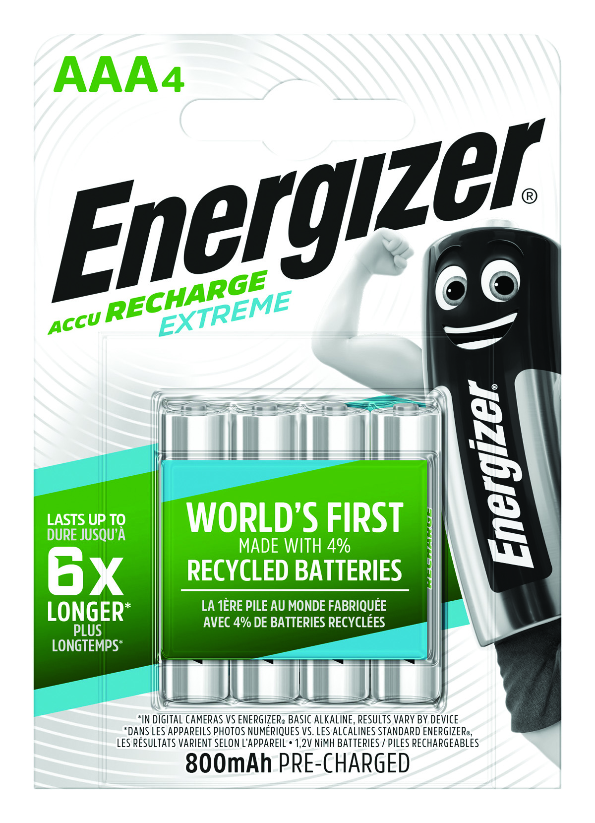 Bateria akumulatory AAA Energizer Extreme zestaw 4 sztuk. | espryciarze.pl |Zamów dziś!