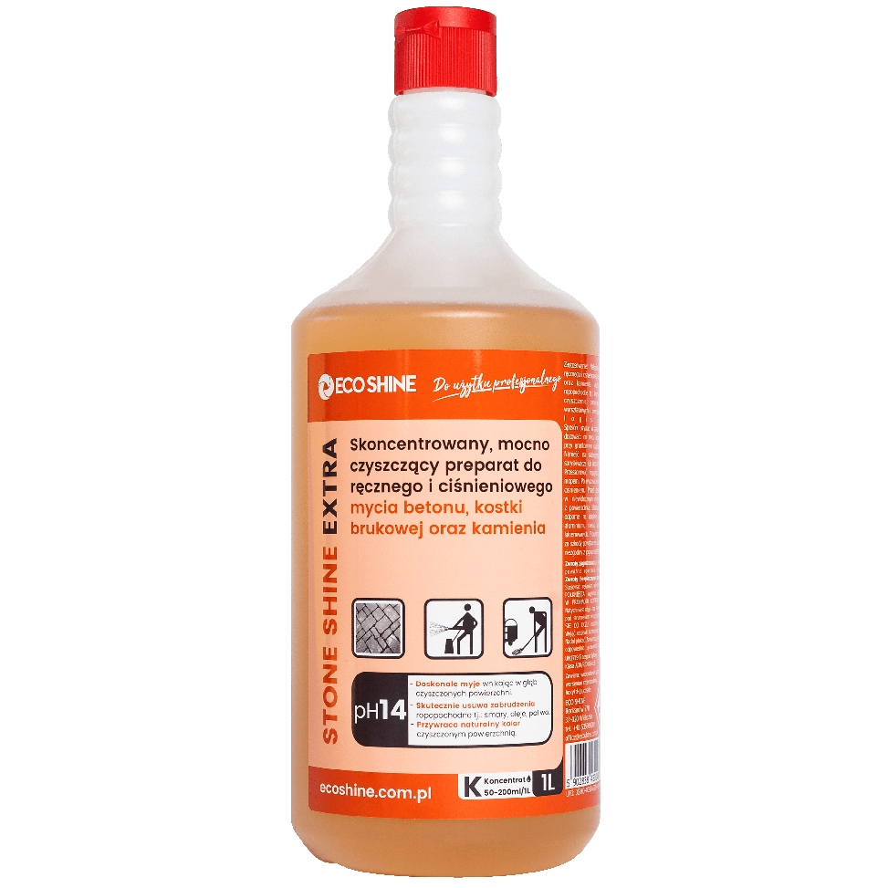 Eco Shine stone shine extra 1 l mocno czyszczący preparat do ręcznego i ciśnieniowego | espryciarze.pl |Kup taniej!