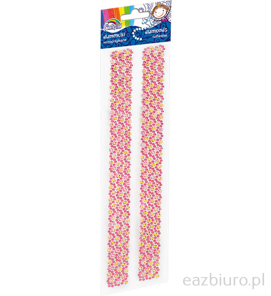 Diamenciki samoprzylepne Fiorello gr- ds081-3 różowo-złote | espryciarze.pl |Złap promocję!