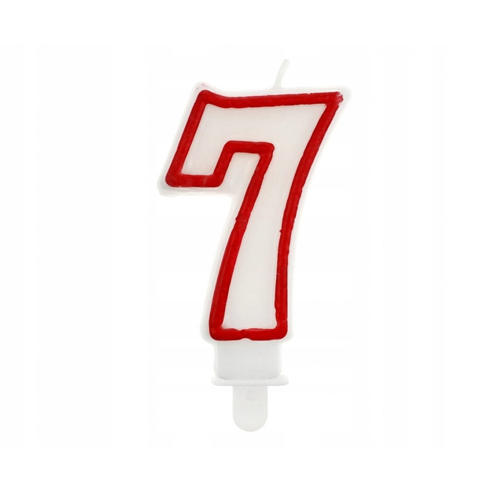 Świeczki urodzinowe cyfra 7 do biura | espryciarze.pl |Kliknij i kup!