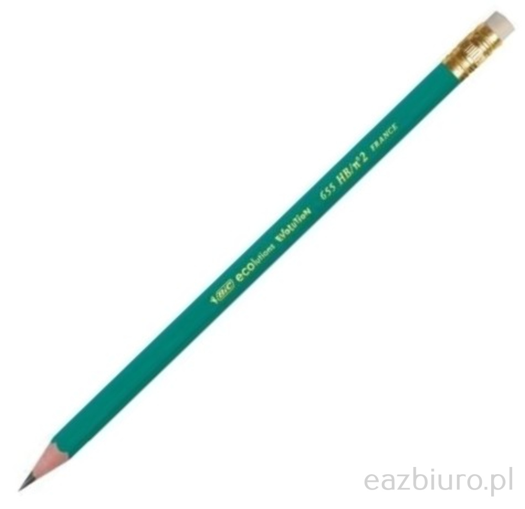Ołówek Bic ecolutions evolution hb z gumką | espryciarze.pl |Kup w super cenie!