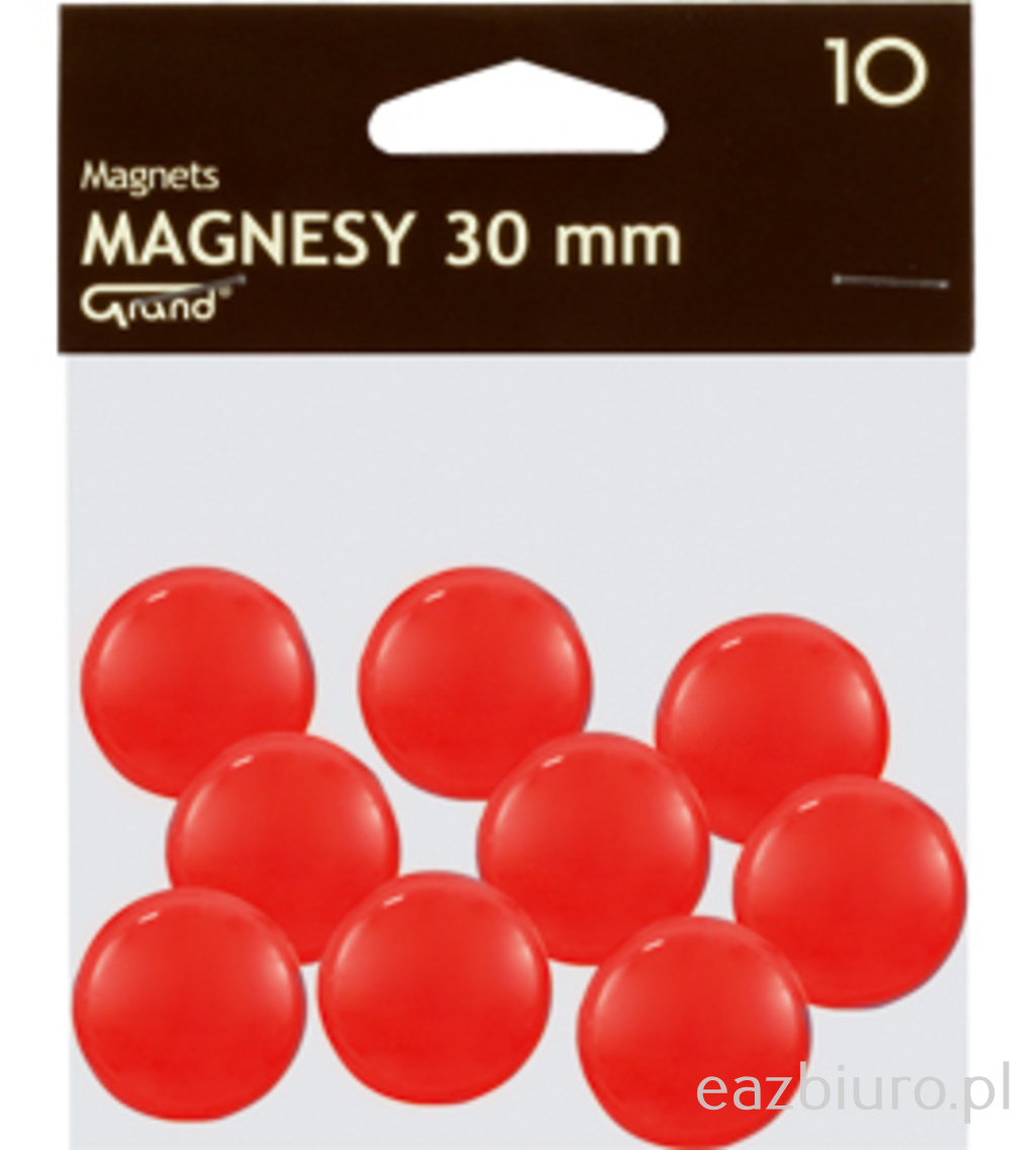 Magnes 30 mm Grand czerwony zestaw 10 sztuk | espryciarze.pl |Kliknij i kup!