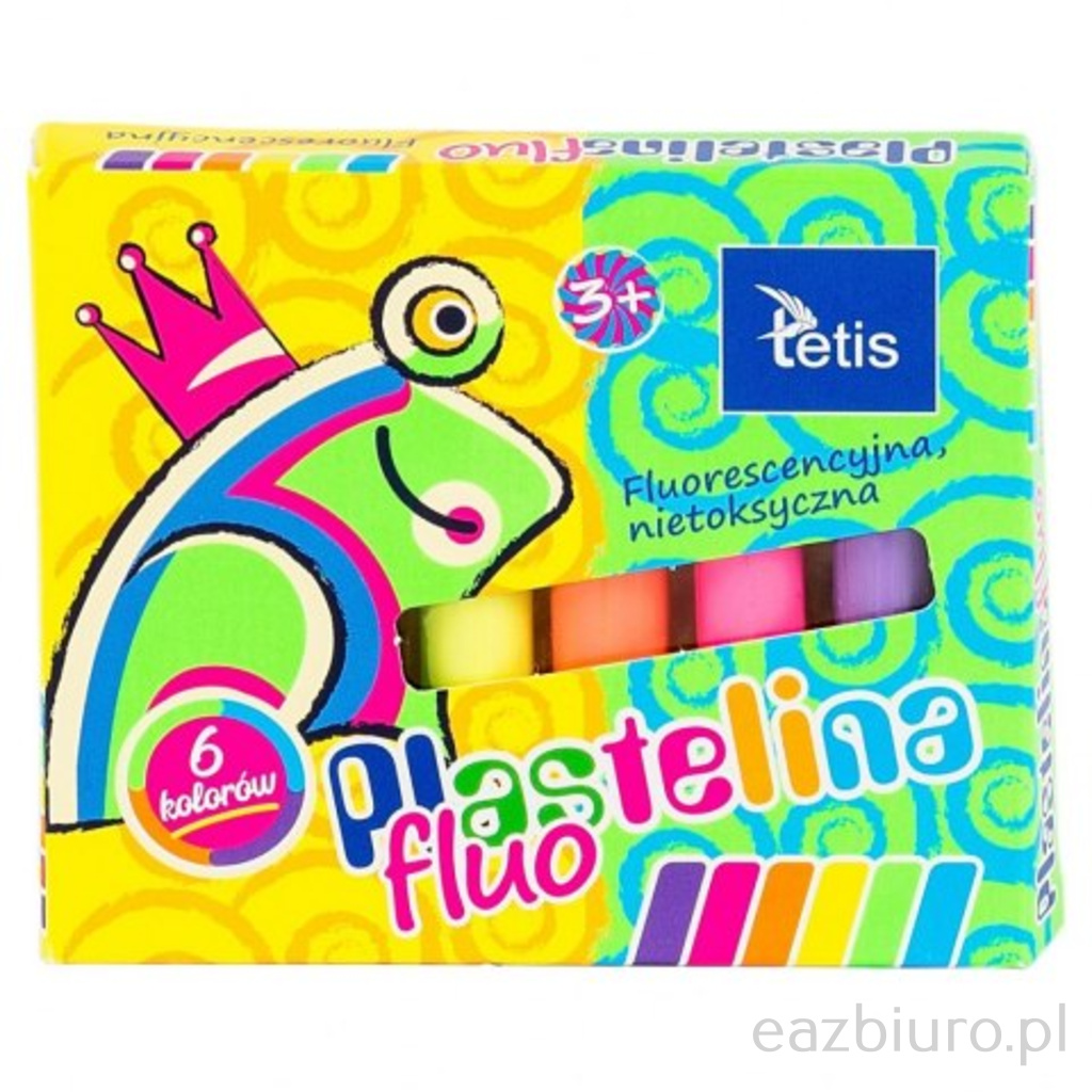Plastelina 6 kolorów fluo Tetis | espryciarze.pl |Działaj teraz!