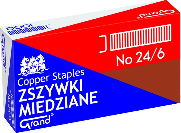 Zszywki Grand 24 6 miedziowane | espryciarze.pl |Sprawdź ofertę!