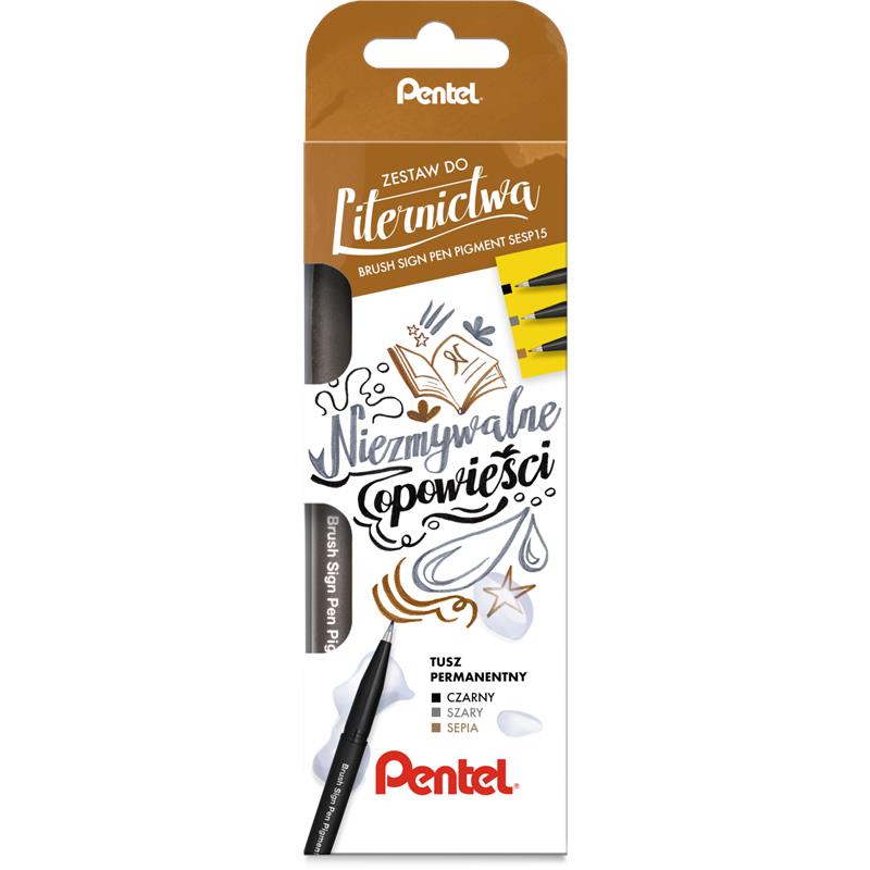 Zestaw do liternictwa Pentel niezmywalne opowieści | espryciarze.pl |Zamów natychmiast!