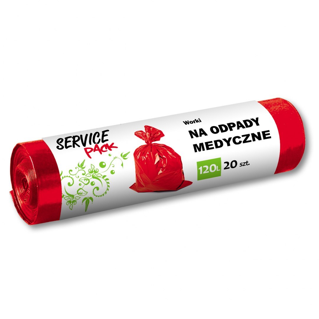 Worki na odpady medyczne ldpe 120 l zestaw 20 sztuk | espryciarze.pl |Kup taniej!