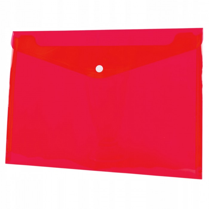 Koperta pp na zatrzask A5 czerwona Tetis | espryciarze.pl |Kliknij i kup!