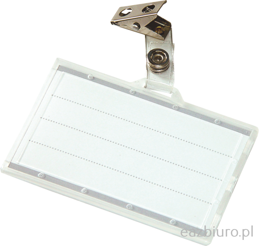 Identyfikator holder z klipsem Donau | espryciarze.pl |Złap promocję!