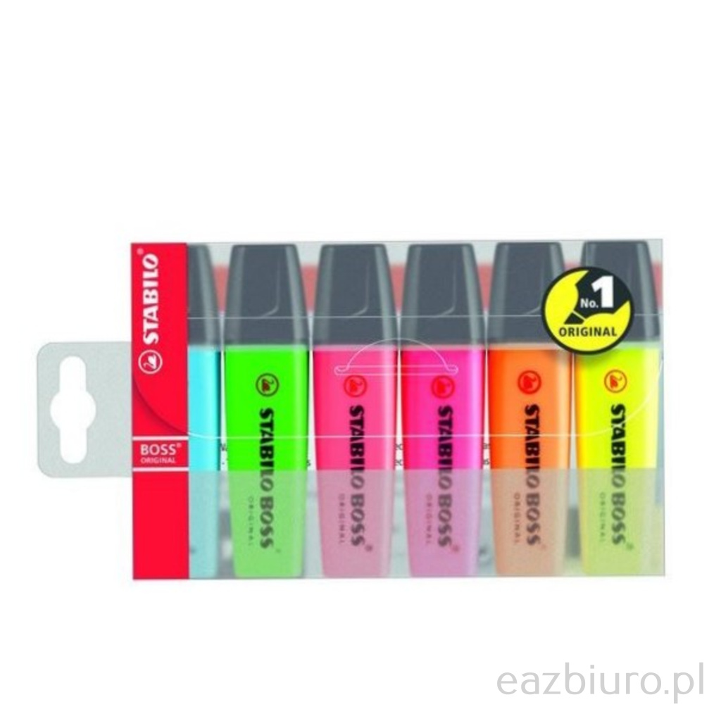 Zakreślacz Stabilo boss original mix 6 kolorów | espryciarze.pl |Sprawdź ofertę!