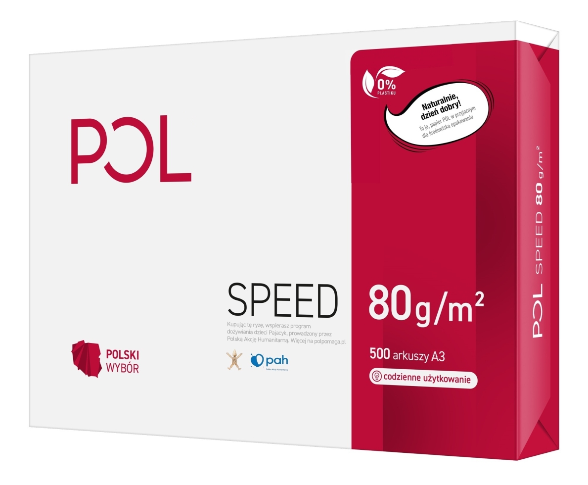 Papier ksero Polspeed A3 80 g/m2 zestaw 500 arkuszy | espryciarze.pl |Sprawdź ofertę!